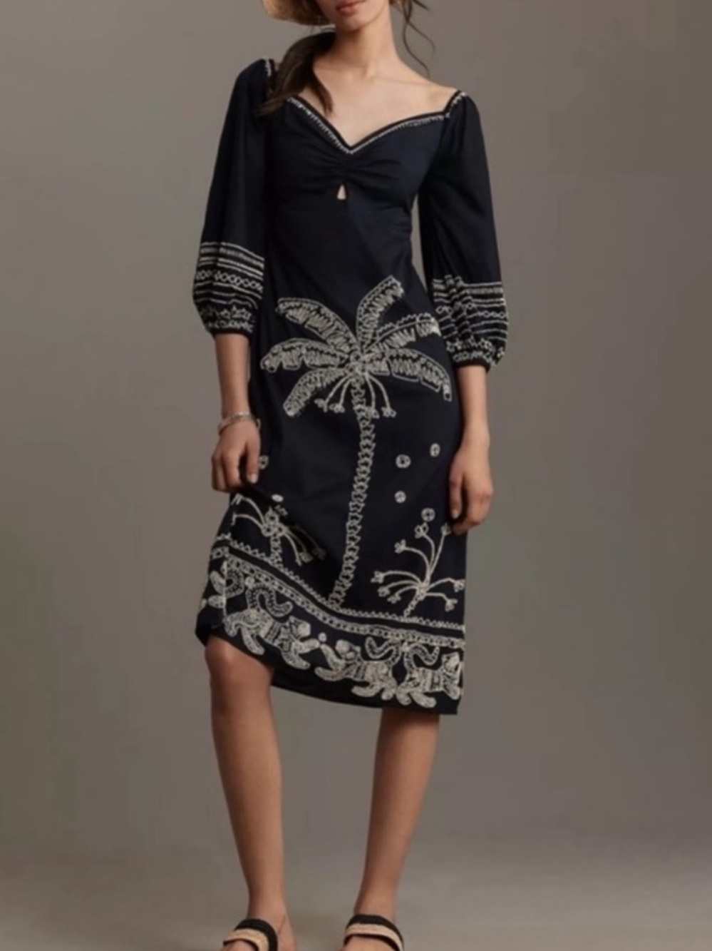 Farm Rio Palm Trees Dress